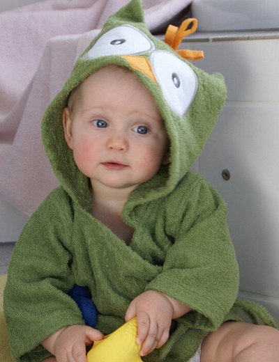 Bata de Baño Infantil con Capucha - Toalla Modelo Animales Lindos en Algodón - Image 14