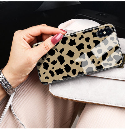 Carcasa de Vidrio con Estampado de Leopardo para Celular - Image 3