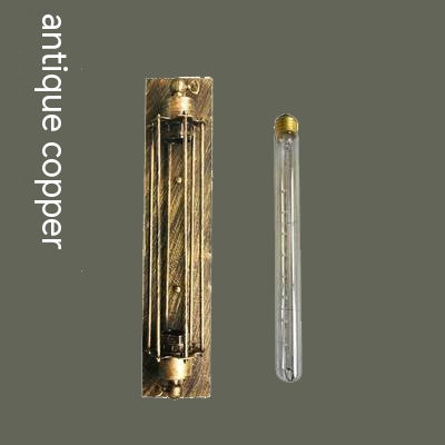 Lámpara de Pared Estilo Industrial Retro con Tubo de Cristal - Image 5