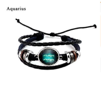 Pulsera de Pareja Constelaciones - Cristal Zodiacal
