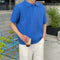 Suéter T-Shirt Hombre Cuello Solapa Verano Oversize