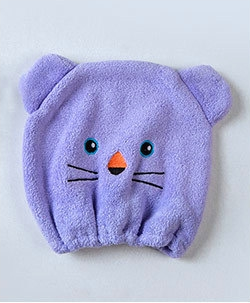 Gorro Absorbente Secador de Cabello Infantil con Diseño de Gato Adorable - Image 15