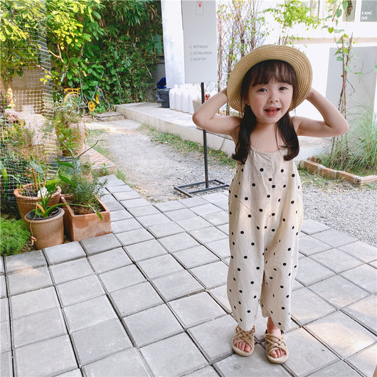 Jumpsuit de Pierna Ancha con Tirantes para Niña - Image 17