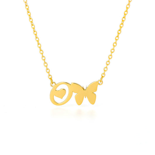 Collar Colgante Mariposa con Inicial Personalizada - Image 18