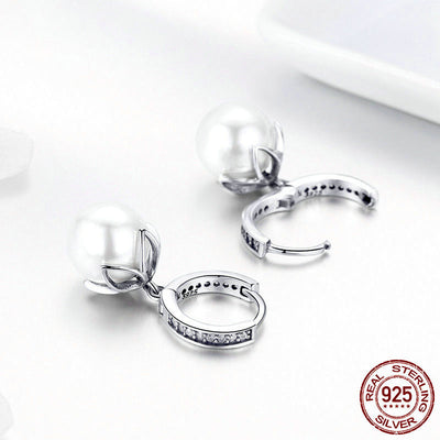 Aretes de Perla en Plata 925 - Elegancia y Sofisticación - Image 4