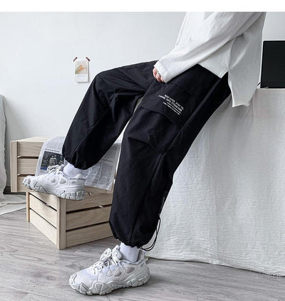 Pantalones Casuales Hip Hop Reforzados para Estudiantes - Image 7