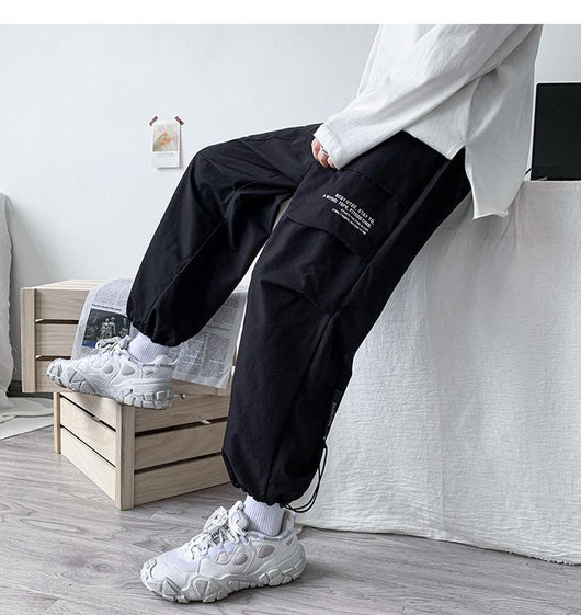 Pantalones Casuales Hip Hop Reforzados para Estudiantes - Image 7