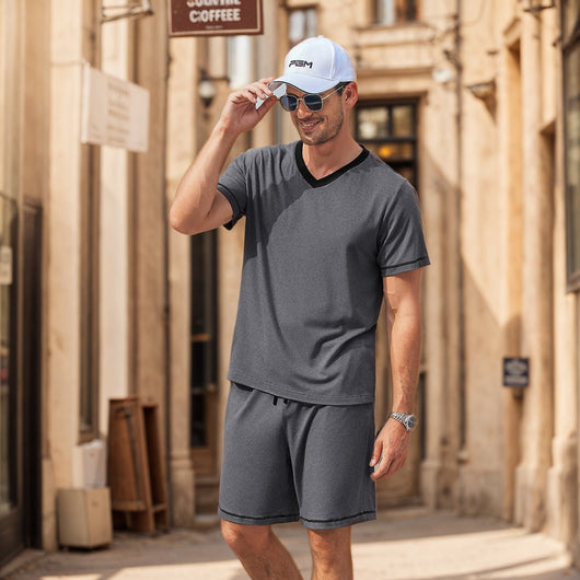 Conjunto de Shorts y Camisa Casual para Hombre - Dos Piezas - Image 22