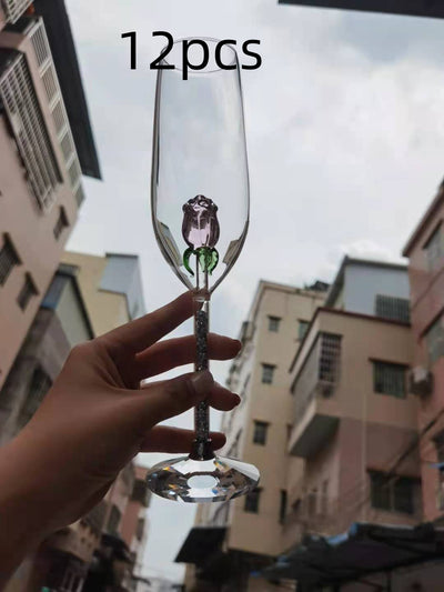 Copa de Champagne Multicolor Rose - Diseño Elegante para Vinos - Image 9