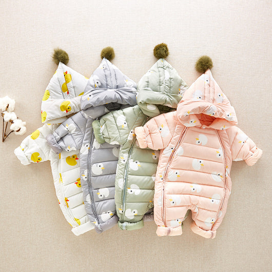 Chaqueta de Plumón Blanco para Bebé - Abrigo Invernal Premium - Image 3