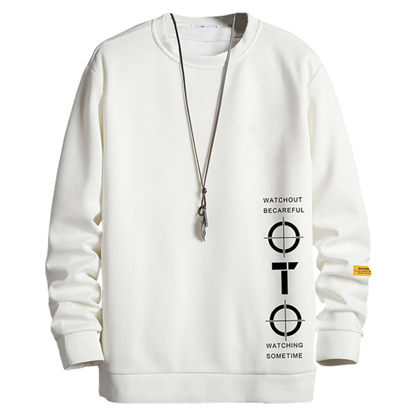 Suéter Básico para Hombre con Estampado - Manga Larga Versátil