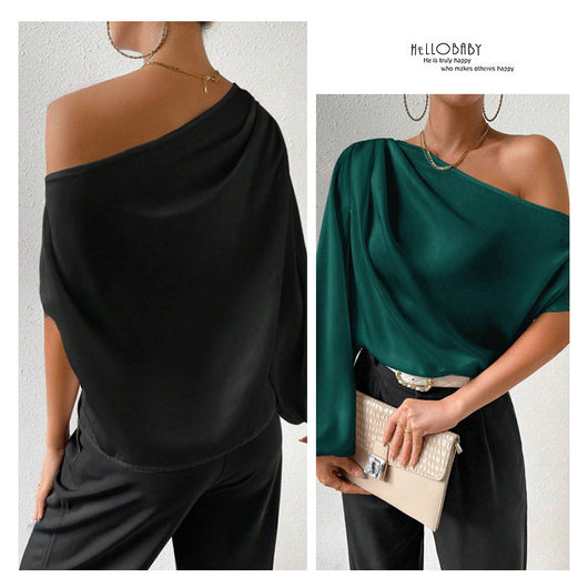 Blusa Hombro Descubierto Elegante y Versátil - Image 2