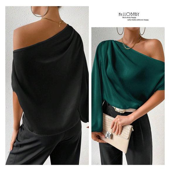 Blusa Hombro Descubierto Elegante y Versátil