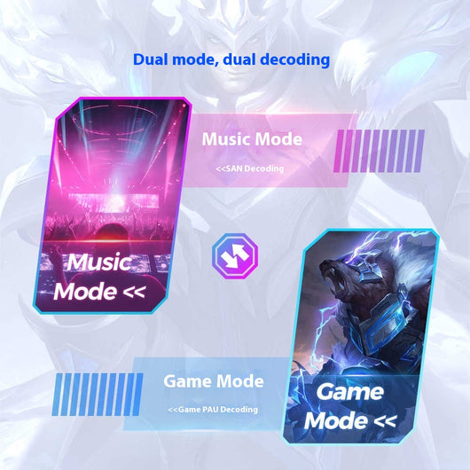 Auriculares Inalámbricos Bluetooth con Cancelación Activa de Ruido - Modo Dual Gaming - Image 9
