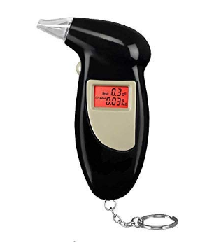 Analizador de Alcohol Portátil con Pantalla LCD - Detector de Aliento Digital