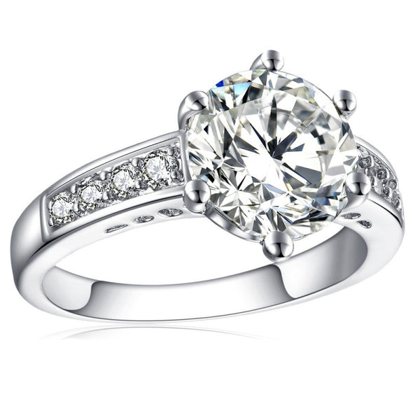 Anillo de Circón Creativo de Moda