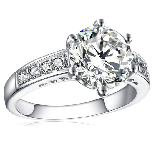 Anillo de Circón Creativo de Moda