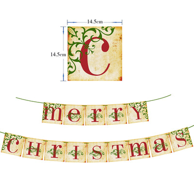 Bandera Decorativa Colgante para Fiestas Navideñas - Image 8