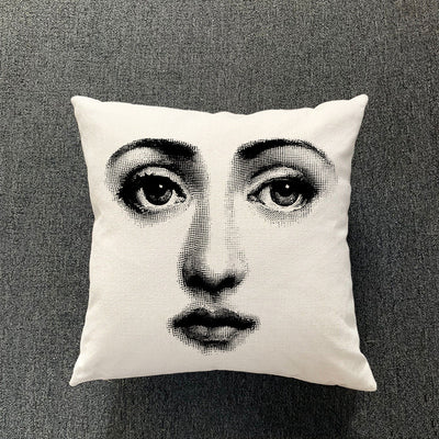 Funda de Almohada de Algodón y Lino para Sala de Estar - Image 12