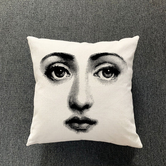 Funda de Almohada de Algodón y Lino para Sala de Estar - Image 12