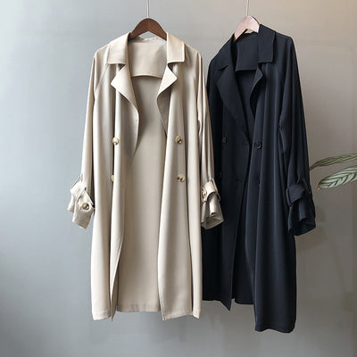 Abrigo Coreano Talla Grande Corte Holgado Elegante - Image 4