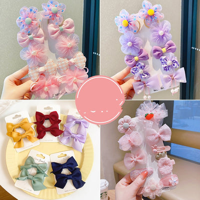 Clip de Cabello con Moño Floral para Niñas - Diseño Princesa Hada - Image 54