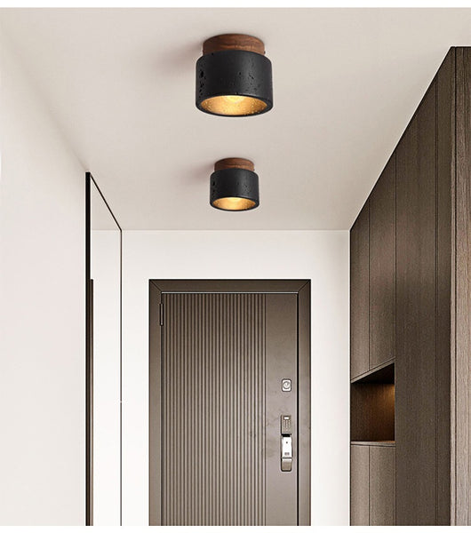 Lámpara de Techo Moderna Minimalista Negra y Amarilla - Image 19