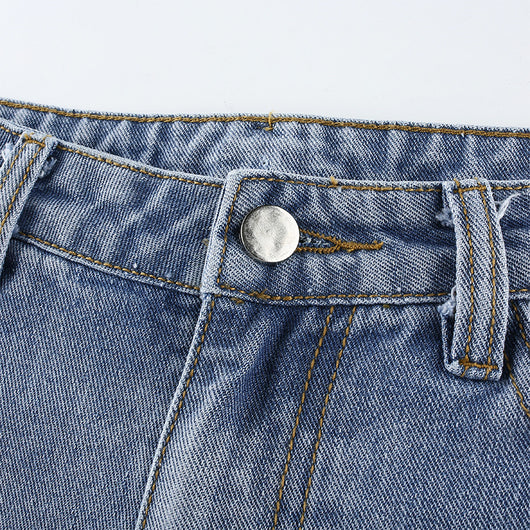 Jeans de Cintura Alta Efecto Lavado - Image 9