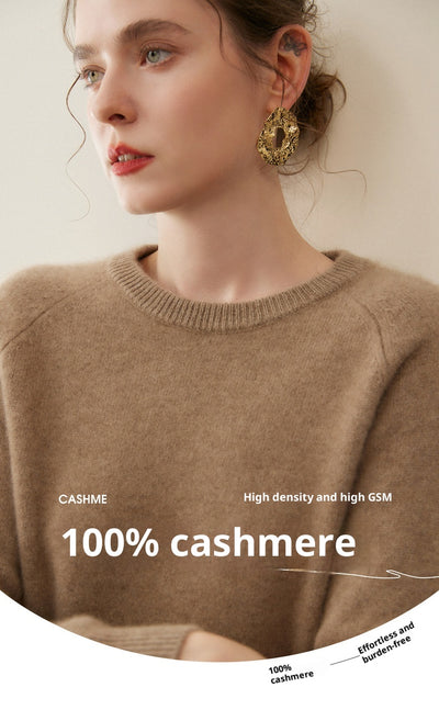 Suéter de Cachemir Puro para Mujer - Cuello Redondo - Image 15