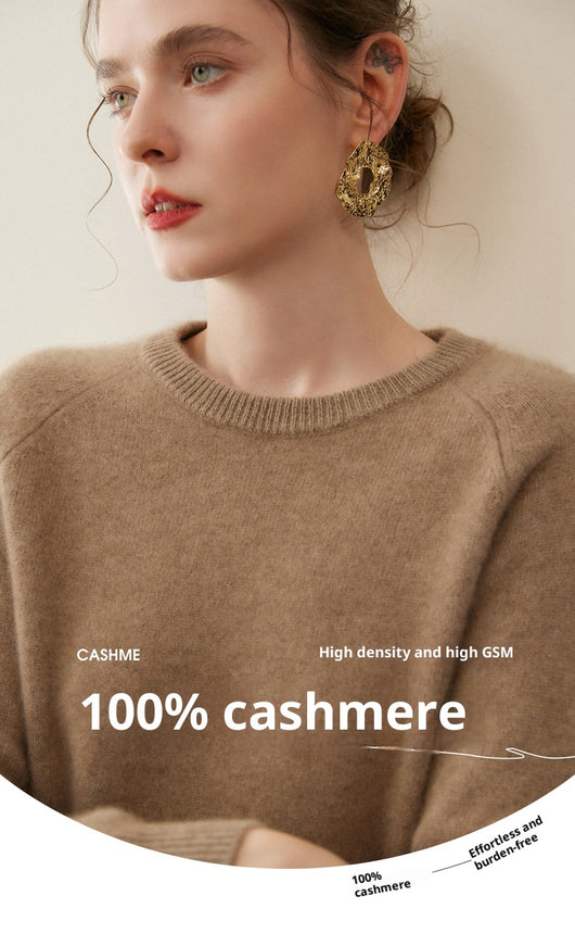 Suéter de Cachemir Puro para Mujer - Cuello Redondo - Image 15