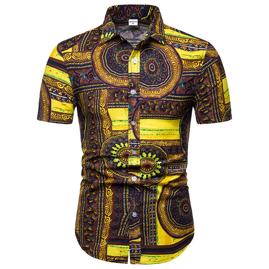 Camisa Casual de Playa para Hombre con Estampado - Image 13