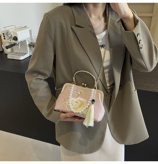Bolso Crossbody Bordado Estilo Chino Han Tradicional Premium - Image 23