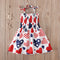 Vestido Infantil con Estampado de Amor Europeo y Americano
