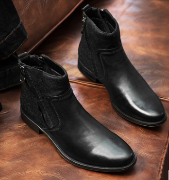Botas Martin de Cuero Retro Británico con Plataforma - Estilo Coreano Trendy - Image 5