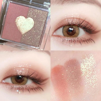 Paleta de Sombras Tres Tonos Love Eye - Perla Tierra Mate INS - Image 6