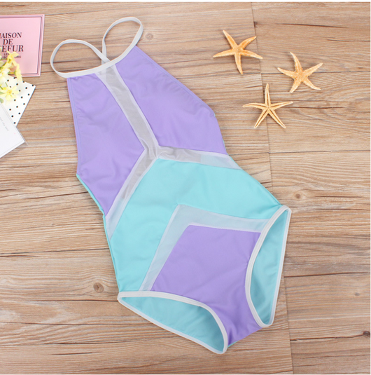Traje de Baño Enterizo Sexy con Malla - Diseño Europeo y Americano - Image 13