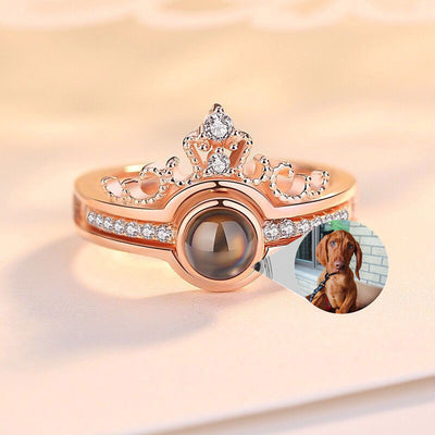 Anillo de Plata 925 con Foto Personalizada y Proyección - Image 8