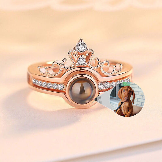 Anillo de Plata 925 con Foto Personalizada y Proyección - Image 8