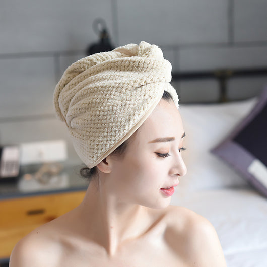 Toalla de Ducha Súper Absorbente para Cabello Seco