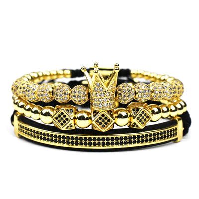 Pulsera Triangular Corona Delicada - Image 2