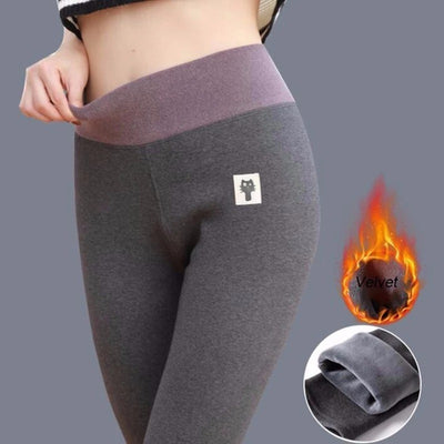 Leggings Mujer Algodón Gato Cintura Alta Talla Grande Primavera