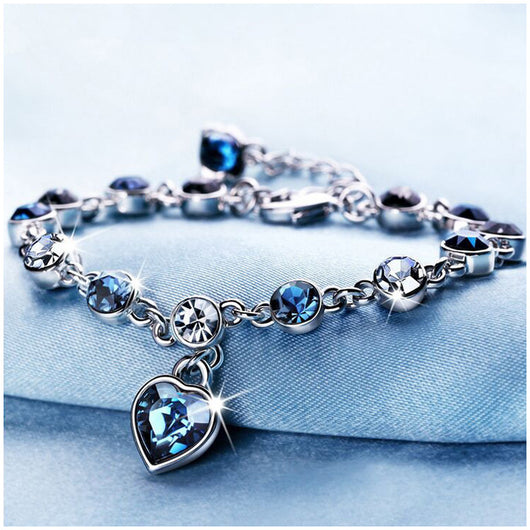 Pulsera de Cristal Corazón del Océano - Joyería de Moda - Image 4