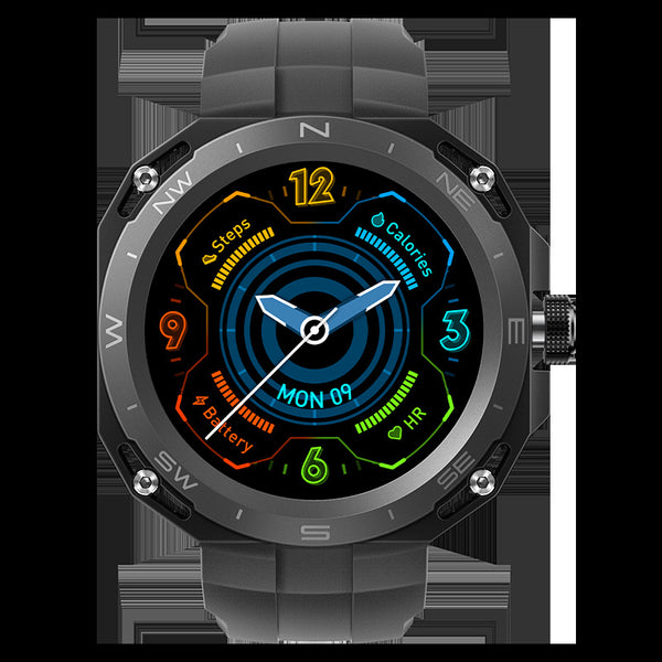 Reloj Inteligente con Monitor de Frecuencia Cardíaca, Oxígeno y Llamadas