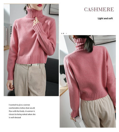 Suéter Lana Cuello Alto Slim Fit Mujer - Base Layer Premium - Image 30