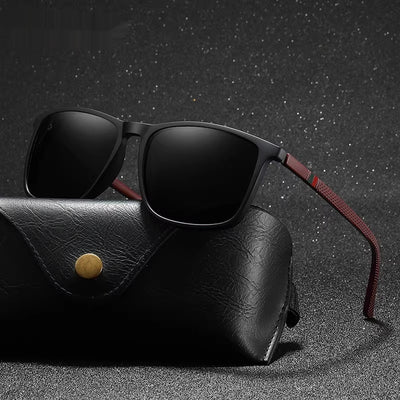 Gafas de Sol Vintage Cuadradas Polarizadas para Hombre y Mujer