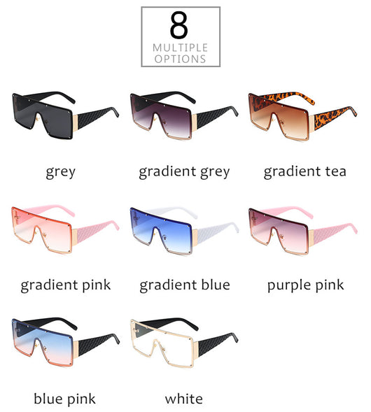 Gafas de Sol Cuadradas Oversized con Personalidad para Mujer - Image 15