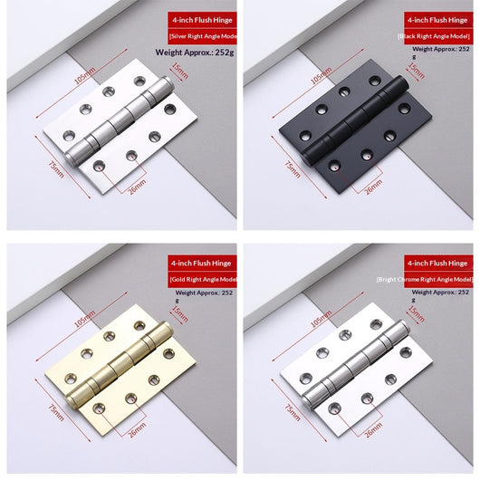 Bisagra de Acero Inoxidable para Puerta de 4 Pulgadas Silenciosa - Image 14