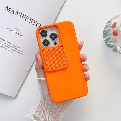 Funda Protectora con Cubierta Deslizante de Silicona para Celular - Image 18