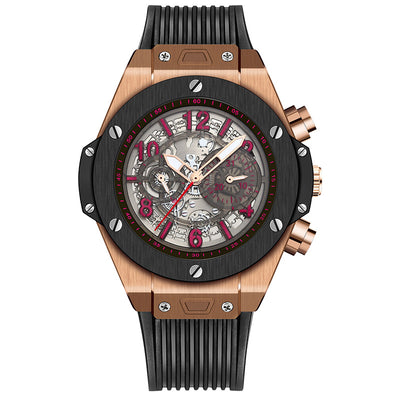 Reloj Mecánico Automático con Diseño Hueco de Silicona - Image 3