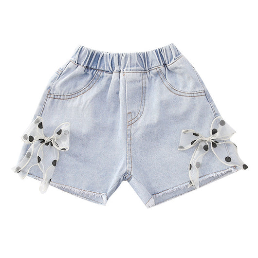 Shorts de Mezclilla para Niñas con Moño - Ideal para Verano - Image 11